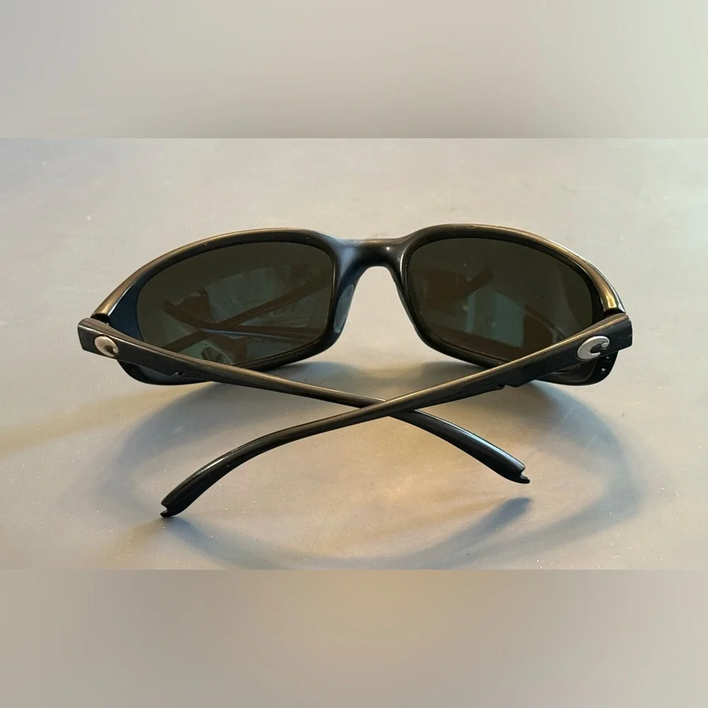 Costa Del Mar Brine II Sunglasses Black with Blue Polarized Lenses 59 18 130